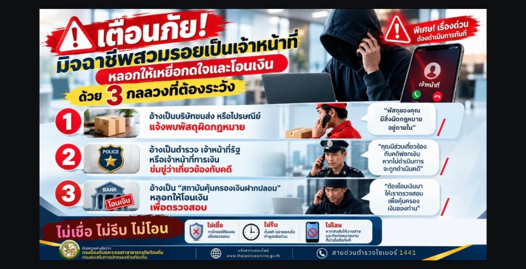 การสร้างความรู้ความเข้าใจเพื่อป้องกันการหลอกลวงทางออนไลน์ (Scammer)